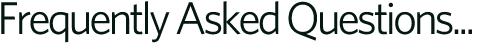 Frequently Asked Questions