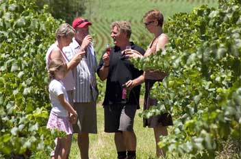 Enjoying a Kingaroy Grape Adventure tour